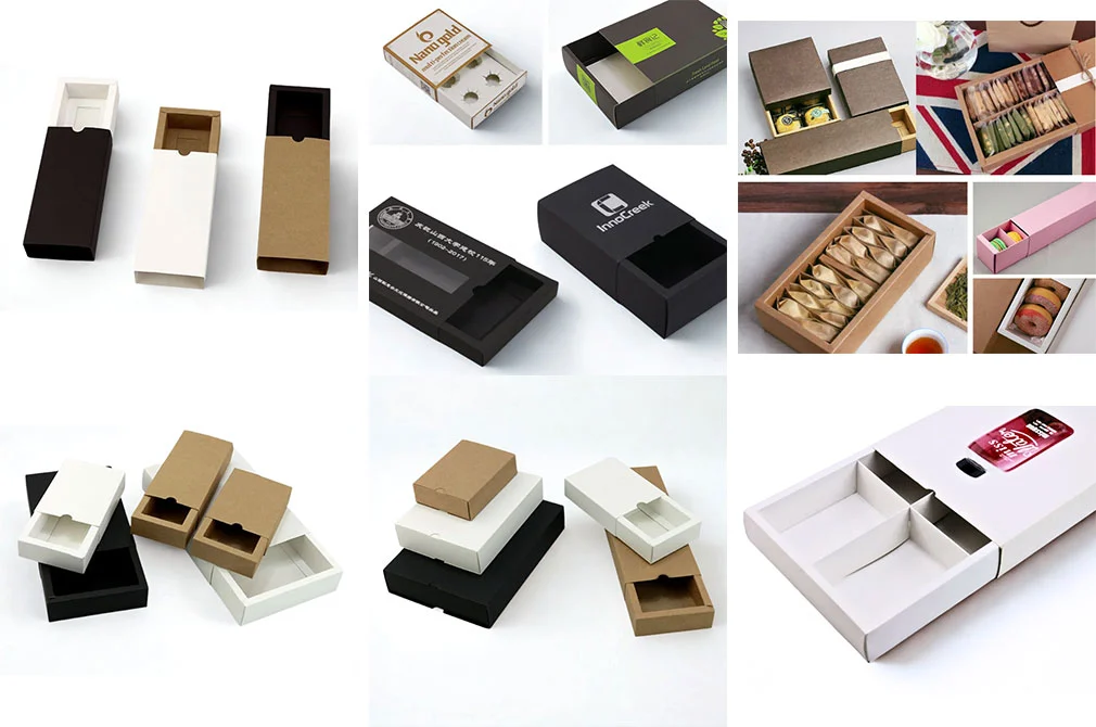 Custom Kraft Paper Drawer Box